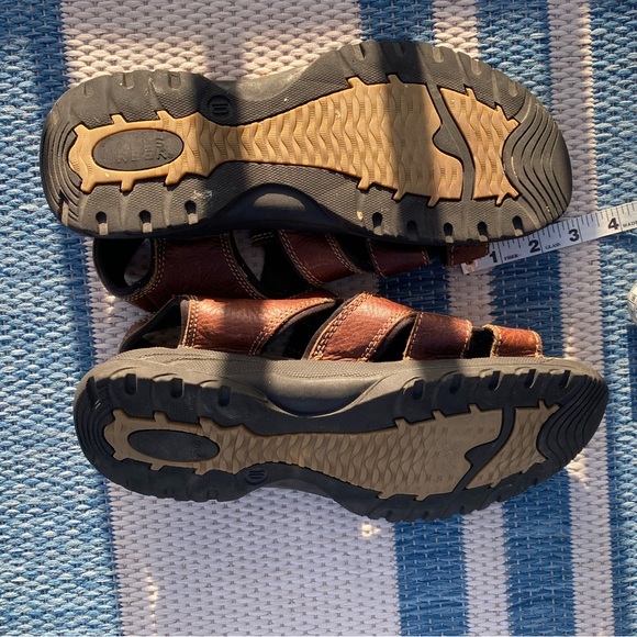 Vintage Falls Creek Cognac Leather Premium Quality Orthopaedic Sandals, GUC, - Picture 2 of 7